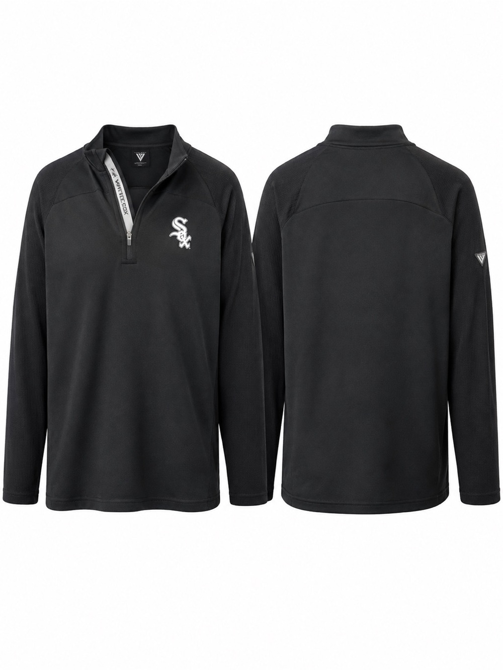 Chicago White Sox Black Quarter-Zip Pullover